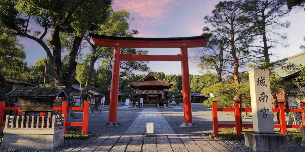城南宮 京都 七五三